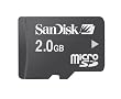 SanDisk Micro Secure Digital 2 GB Memory Card (SDSDQ-2048-A11M) Retail Package