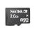 SanDisk 2GB microSDカード SDアダプタ付 バルク品
