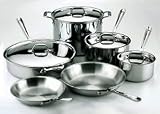 All-Clad Tri-Ply Stainless Cookware Set - 10 pcs