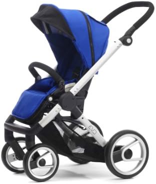 Mutsy Evo Stroller with Silver Frame, Blue