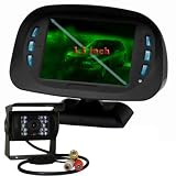 120 Angle Mounted Box Backup Camera with a 3.5 monitor (Dash mount included)