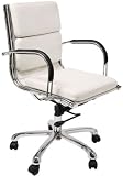 Kare 73875 Bürostuhl Relax Nappalon 98 x 57 x 59 cm weiß PU Metall