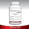 Hairomega 3-in-1 DHT Blocker, Nutrient Providing, Circulation Improving Supplement for Hair Loss or Hair Thinning