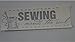 Sewing mends the soul.Sewing Wall Quotes Words Removable Vinyl Lettering 6