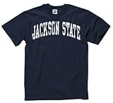 Jackson State Tigers Navy Arch T-Shirt