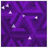 ArtScape 9' Purple Triangles Pool Table Cloth
