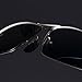 Men's polarized sunglasses for mens glasses in summer(Metallic color, 65)