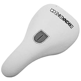 Kink Kevlar Slim Pivotal BMX Bike Seat - White
