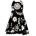 Apparel : Plus Size Girls Clothes BLACK FLOWER Dress RARE EDITIONS Spring Girl 10.5-18.5