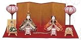 一秀 作 ひな人形 木目込 雛人形 親王飾 桃山雛 18号