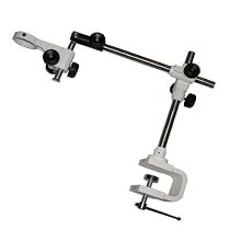 Ample Scientific BMSD-C Stainless Steel Stereo Microscope Boom Stand with C-Clamp