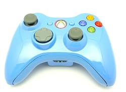 Xbox 360 8 MODE Rapid Fire Controller CHROME Light BLUE Shell with RED Leds for Black Ops COD4 COD5 MW2