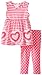 Bonnie Baby Baby-Girls Newborn Bonaz Hearts On Stripe Knit Top Multi Dots Capri