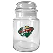 Minnesota Wild 31oz Glass Candy Jar NHL Hockey