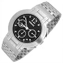 Versace Madison - Men's Stainless Steel Black Dial Chronograph