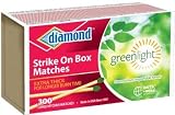 Diamond Strike On Box "Greenlight" Matches 300 Ct