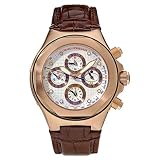 Girard-Perregaux Laureato Mens Watch Automatic Perpetual Calendar 18K Rose Gold Off White Dial on... by Girard Perregaux