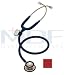 777 Adult Dual Head Stethoscope by MDF, Burgundy