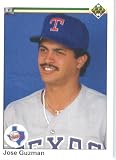 1990 Upper Deck # 617 Jose Guzman Texas Rangers Baseball Card