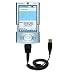 Coiled Power Hot Sync and Charge USB Data Cable w/ Tip Exchange for the PalmOne Tungsten T3 - Gomadic Brand