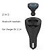 Bluetooth Headphones for Car ,5V 2.1A USB Car Charger, 2 in 1 Mini Wireless Bluetooth Hands-free Headsets with Microphone