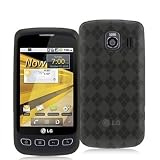 Smoke Argyle Candy Skin Case for LG Optimus S (Sprint), Optimus U (U.S. Cellular), Optimus V (Virgin Mobile)