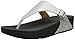 FitFlop Women's The Skinny Deluxe, Silver, 7 M US