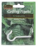 ACE SWAG HOOKS DW2914 HOOK CEILING 3PK WHITE