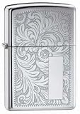 Zippo Classic Lighter - Polish Chrome Venetian