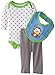 BON BEBE Baby Boys' Going Bananas 3 Piece Pant Set with Bib and Bodysuit