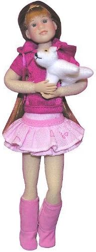 Lily Rose Doll - Only Hearts Club - Lily Rose - Lily holding cupcake and wearing Pink Skirt and Pink Boots by OHC Group