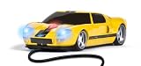 Wired Mouse - Ford GT Yellow with Black Stripes