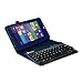 Fintie WinBook TW802 / TW801 Tablet Keyboard Case - Premium PU Leather Folio Stand Cover with Removable Wireless Bluetooth Keyboard for WinBook TW802 / TW801 8-Inch Windows 8.1 Tablet, Navy