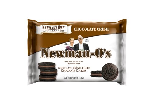 Newman's Own Organics Newman-O's, Chocolate Crème, 13-Ounce Packages (Pack of 6)
