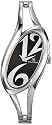 Clyda - CLH0036RNBW - Montre Femme - Quartz Analogique - Cadran Noir - Bracelet en Rhodium