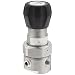 Parker 54016367-59 Stainless Steel 316L Back Pressure Regulator, 4 Ports, 0.3 Cv Flow Rate, 1/4" NPT Female, 20-500 psig