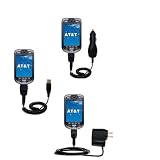 Deluxe Kit for the ATT SX66 PPC includes a USB cable with Car and Wall Charger - Gomadic Brand w/ TipExchange Technology