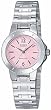 Casio Women's Core LTP1177A-4A1 Silver Stainless-Steel Quartz Watch with Pink Dial