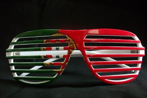 Portugal flag shutter shades style Portugal sunglasses Portugal flag shutter shades style Portugal sunglasses