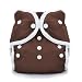 Thirsties Duo Wrap Snap, Mud, Size Two