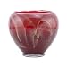 Northern Lights Candles Esque Polished Vase - 6 inch Cranberry