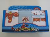 Marvel Iron Man Infants New Born Baby 4 Piece Baby Gift Set Include : Diaper Cover, Cap, T-shirt and Bib