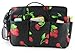 Periea Handbag Organiser 12 Compartments+FREE Key Clip - Black Flower- Ria