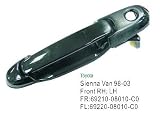 Toyota Sienna, 1998-2003, Outside Door Handle, Front Left