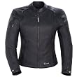 Cortech LNX Women's Leather Street Motorcycle Jacket - Flat Black