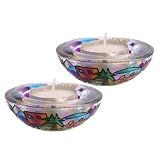 Jerusalem Candle Holders - Red