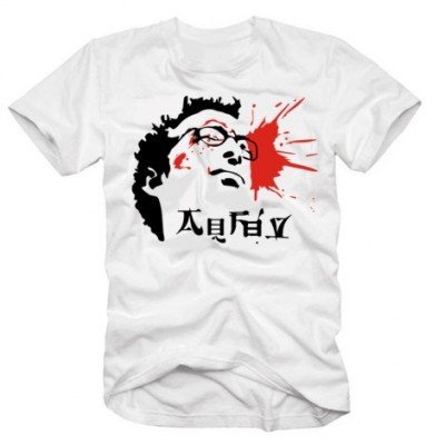 Coole Fun T-Shirts SHOT IN THE HEAD t-shirt S M L XL XXL XXL club tshirts, weiss Preisvergleich