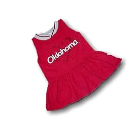 University of Oklahoma Sooners - Kids Banded Collar Heart Dress
