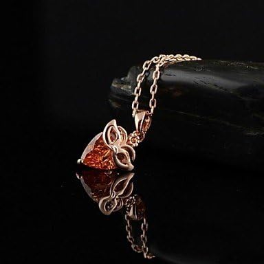 Women's Fashion Personality Contracted Joker Crystal Owl Pendant Necklace