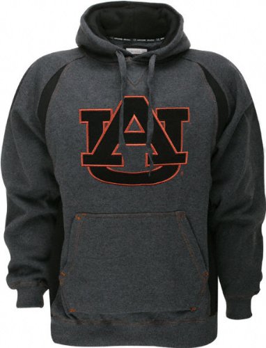 Buy Auburn Tigers Class Act Big Logo Charcoal Hooded Sweatshirt
